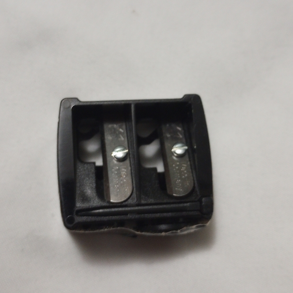 Black Dual Pencil Sharpener - Free With Purchace Of Avon Products